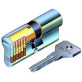Цилиндр Cisa ASIX 60 (30x30) ключ-ключ никелированная латунь Цилиндр Cisa ASIX 60 (30x30) ключ-ключ никелированная латунь