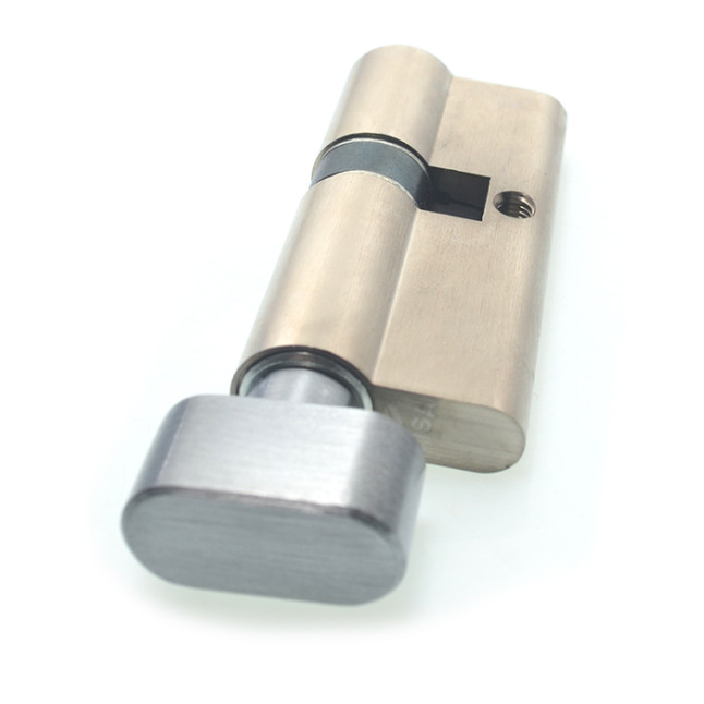 Циліндр Cisa ASIX 90 (45x45T) (6 ключів) ключ-тумблер нікельована латунь