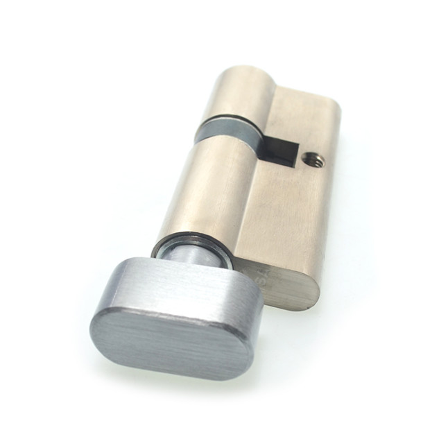 Циліндр Cisa ASIX 90 (45x45T) (6 ключів) ключ-тумблер нікельована латунь