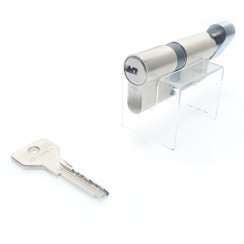 Цилиндр Cisa ASIX 105 (55x50T) ключ-тумблер никелированная латунь Цилиндр Cisa ASIX 105 (55x50T) ключ-тумблер никелированная латунь