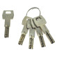 Цилиндр Agb Scudo 5000 PS 100 (50x50) ключ-ключ матовый хром Цилиндр Agb Scudo 5000 PS 100 (50x50) ключ-ключ матовый хром