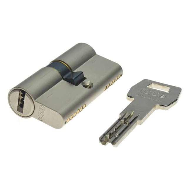 Цилиндр Agb Scudo 5000 PS 105 (55x50) ключ-ключ матовый хром Цилиндр Agb Scudo 5000 PS 105 (55x50) ключ-ключ матовый хром