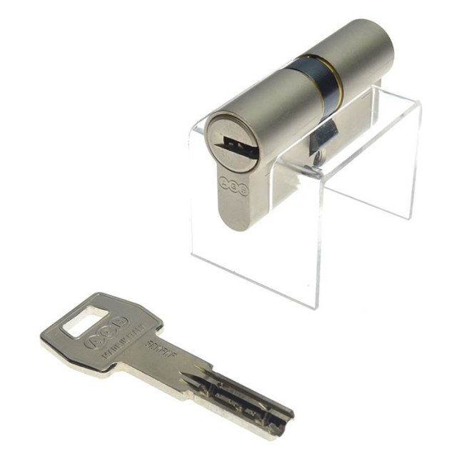 Цилиндр Agb Scudo 5000 PS 105 (60x45) ключ-ключ матовый хром Цилиндр Agb Scudo 5000 PS 105 (60x45) ключ-ключ матовый хром