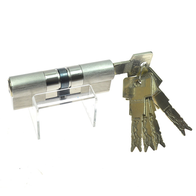Циліндр Evva 3KS plus 87 (31x56) ключ-ключ нікель Циліндр Evva 3KS plus 87 (31x56) ключ-ключ нікель