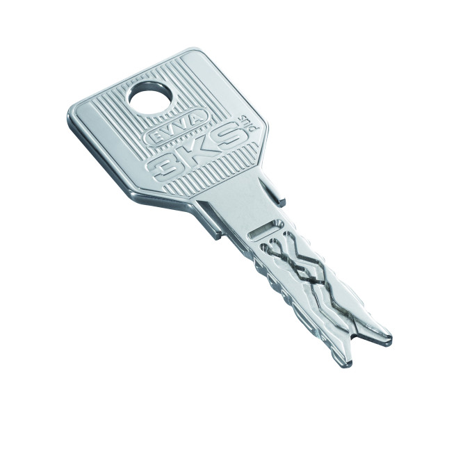 Циліндр Evva 3KS plus 127 (61x66T) ключ-тумблер нікель Циліндр Evva 3KS plus 127 (61x66T) ключ-тумблер нікель