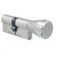 Циліндр Evva 4KS 87 (36x51T) ключ-тумблер нікель Циліндр Evva 4KS 87 (36x51T) ключ-тумблер нікель