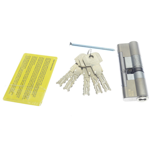 Циліндр Evva 4KS BSZ 132 (61x71) ключ-ключ нікель Циліндр Evva 4KS BSZ 132 (61x71) ключ-ключ нікель