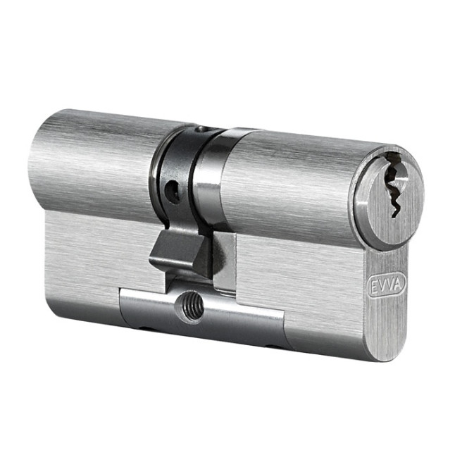 Циліндр Evva EPS KZS 87 (41x46) ключ-ключ нікель Циліндр Evva EPS KZS 87 (41x46) ключ-ключ нікель