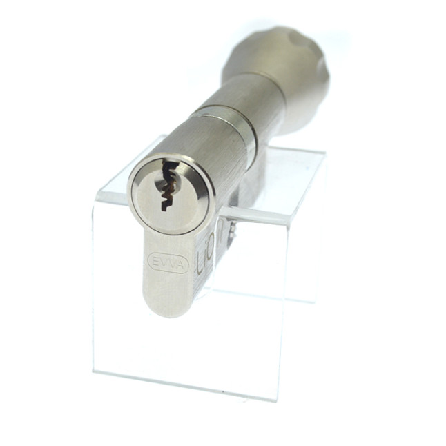 Циліндр Evva EPS 77 (46x31T) ключ-тумблер нікель Циліндр Evva EPS 77 (46x31T) ключ-тумблер нікель