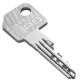 Циліндр Evva EPS 92 (61x31T) ключ-тумблер нікель Циліндр Evva EPS 92 (61x31T) ключ-тумблер нікель