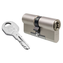Цилиндр Evva ICS BSZ 92 (41x51) ключ-ключ никель Цилиндр Evva ICS BSZ 92 (41x51) ключ-ключ никель