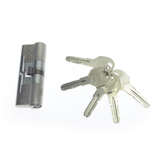 Циліндр Evva ICS KZS 107 (51x56) ключ-ключ нікель Циліндр Evva ICS KZS 107 (51x56) ключ-ключ нікель