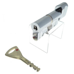 Циліндр Abloy Protec 2 87 (31x56T) CR хром CY 323 5KEY ключ-тумблер Циліндр Abloy Protec 2 87 (31x56T) CR хром CY 323 5KEY ключ-тумблер