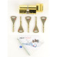 Циліндр Abloy Protec 2 Hard 93 (47Hx46T) Kila латунь CY 333 5KEY ключ-тумблер