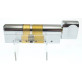 Цилиндр Abloy Protec 2 Hard 93 (42Hx51T) CR хром CY 333 5KEY ключ-тумблер