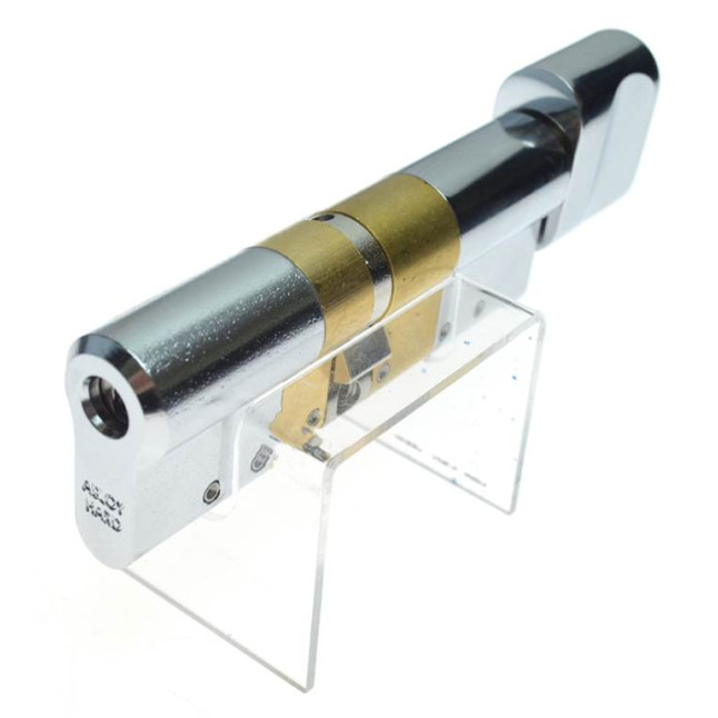 Циліндр Abloy Protec 2 Hard 83 (47Hx36T) CR хром CY 333 5KEY ключ-тумблер