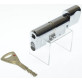 Циліндр Abloy Protec 2 Hard 63 (32Hx31T) CR хром CY 333 ключ-тумблер