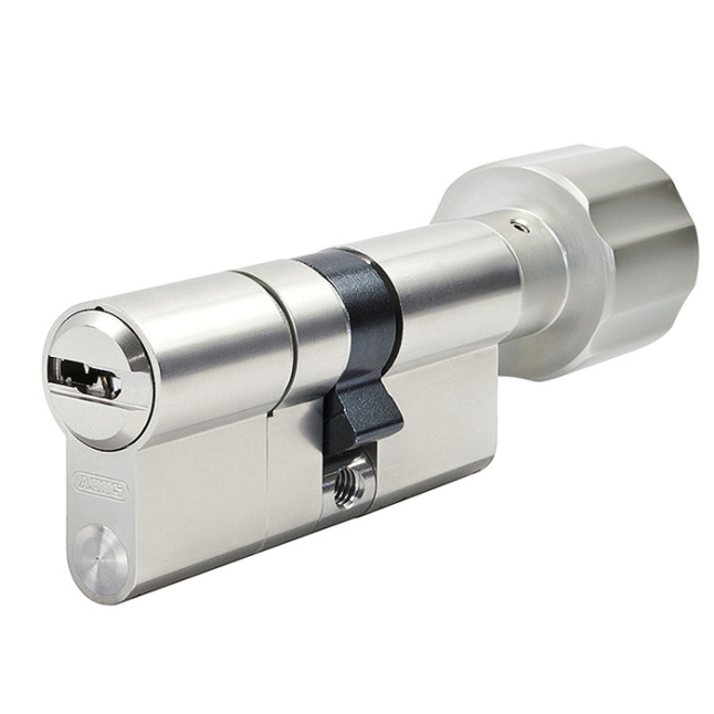 Цилиндр Abus Bravus 2000MX 85 (50x35T) ключ-тубмлер матовый хром