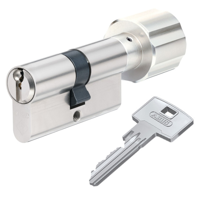 Циліндр Abus Standart S6P 105 (40x65T) ключ-тубмлер матовий хром Циліндр Abus Standart S6P 105 (40x65T) ключ-тубмлер матовий хром