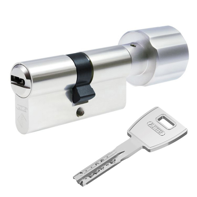 Циліндр Abus M12R 85 (30x55T) ключ-тубмлер матовий хром Циліндр Abus M12R 85 (30x55T) ключ-тубмлер матовий хром