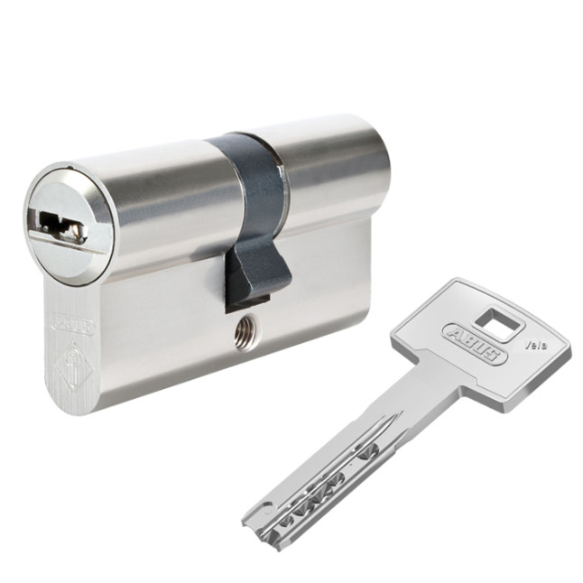 Циліндр Abus Vela compact 1000 105 (50x55) ключ-ключ матовий хром Циліндр Abus Vela compact 1000 105 (50x55) ключ-ключ матовий хром