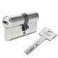 Циліндр Abus Vela compact 1000 105 (50x55) ключ-ключ матовий хром Циліндр Abus Vela compact 1000 105 (50x55) ключ-ключ матовий хром