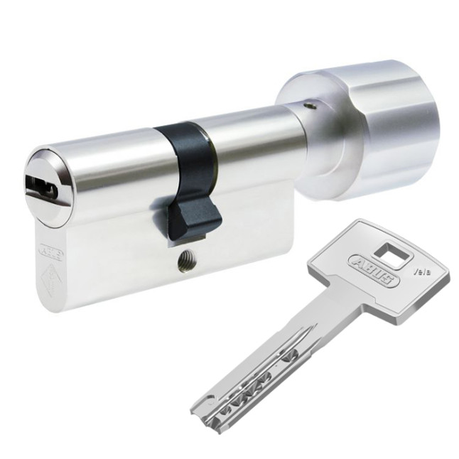 Циліндр Abus Vela compact тисячі 90 (35x55T) ключ-тубмлер матовий хром Циліндр Abus Vela compact тисячі 90 (35x55T) ключ-тубмлер матовий хром