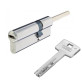 Цилиндр Abus Vela compact 1000 50 (40x10Sh) ключ-шток матовый хром Цилиндр Abus Vela compact 1000 50 (40x10Sh) ключ-шток матовый хром