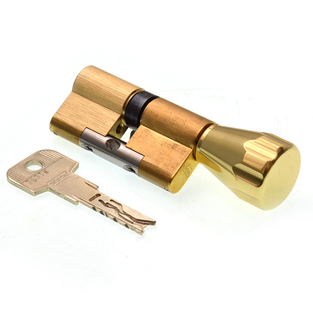 Циліндр Evva 4KS 77 (46x31T) ключ-тумблер латунь Циліндр Evva 4KS 77 (46x31T) ключ-тумблер латунь