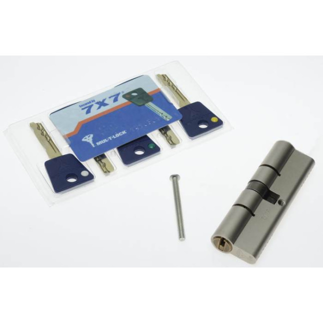 Цилиндр Mul-t-lock 7x7 115 (50x65) ключ-ключ NST никель сатин Цилиндр Mul-t-lock 7x7 115 (50x65) ключ-ключ NST никель сатин