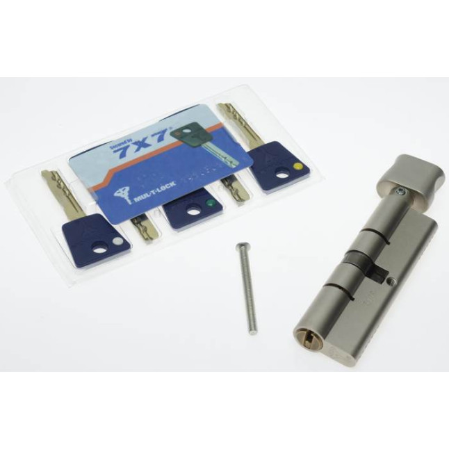 Циліндр Mul-t-lock 7x7 120 (50x70T) ключ-тумблер NST нікель сатин Циліндр Mul-t-lock 7x7 120 (50x70T) ключ-тумблер NST нікель сатин