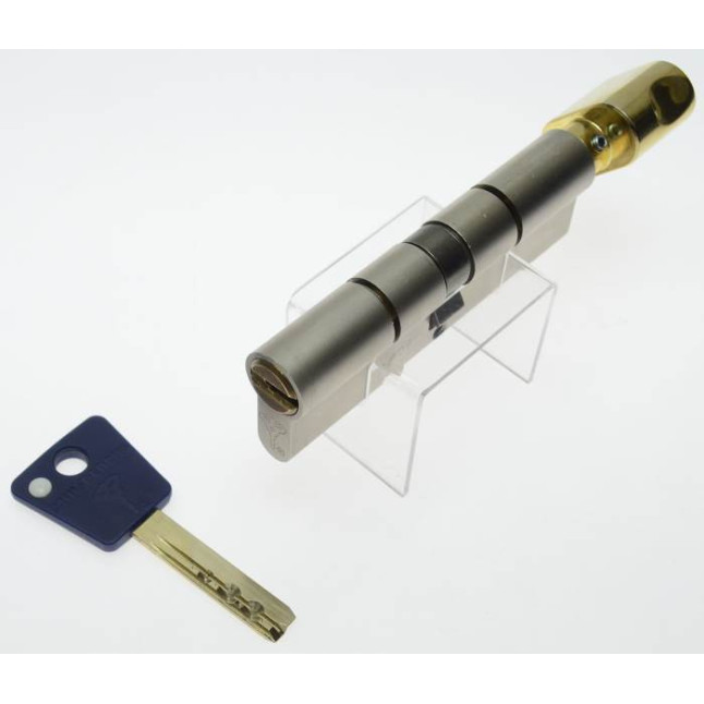 Цилиндр Mul-t-lock 7x7 100 (45x55T) ключ-тумблер EB латунь Цилиндр Mul-t-lock 7x7 100 (45x55T) ключ-тумблер EB латунь