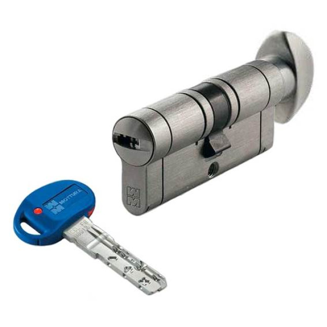 Цилиндр Mottura Champions PRO CP4P4131 72 (41x31T) ключ-тумблер матовый хром Цилиндр Mottura Champions PRO CP4P4131 72 (41x31T) ключ-тумблер матовый хром