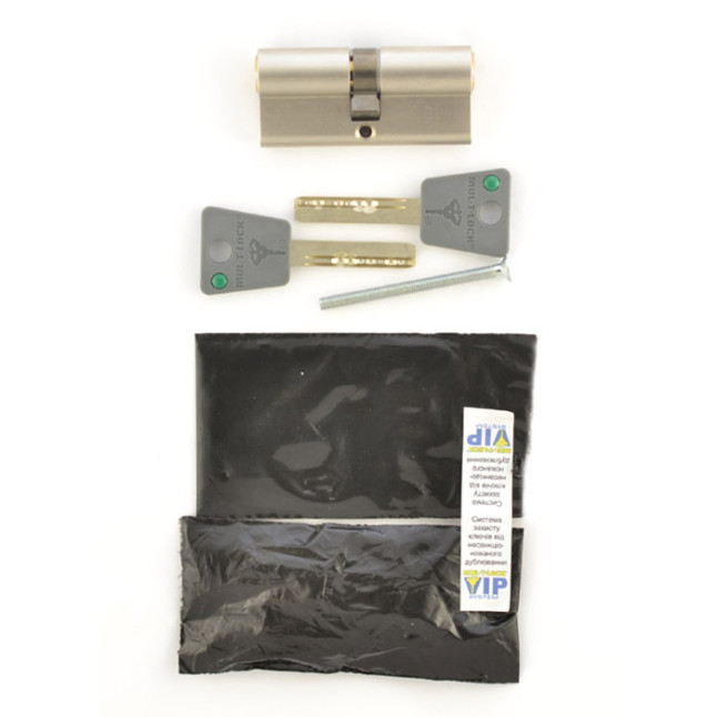 Цилиндр Mul-t-lock 7x7 120 (60x60) ключ-ключ VIP NST никель сатин Цилиндр Mul-t-lock 7x7 120 (60x60) ключ-ключ VIP NST никель сатин