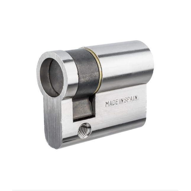 Цилиндр Tesa TE5 40 (30x10) ключ-половинка 3 key NC хром Цилиндр Tesa TE5 40 (30x10) ключ-половинка 3 key NC хром