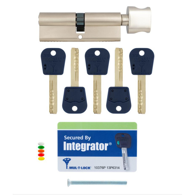 Циліндр Mul-t-lock Integrator 90 (35x55T) ключ-тумблер NST нікель сатин Циліндр Mul-t-lock Integrator 90 (35x55T) ключ-тумблер NST нікель сатин