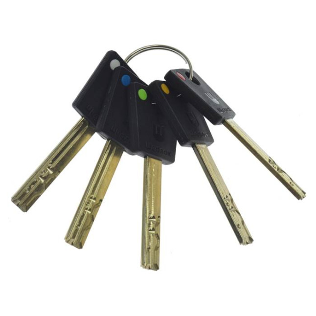Цилиндр Sherlock HK 100 (55x45T) никель сатин ключ-тумблер Цилиндр Sherlock HK 100 (55x45T) никель сатин ключ-тумблер
