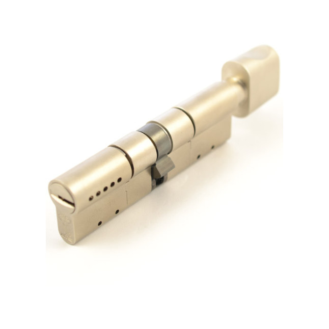 Цилиндр Mul-t-lock MT5+ 85 (40x45T) ключ-тумблер 5KEY NST никель сатин