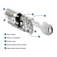 Цилиндр Evva ICS 62 (31x31) ключ-ключ