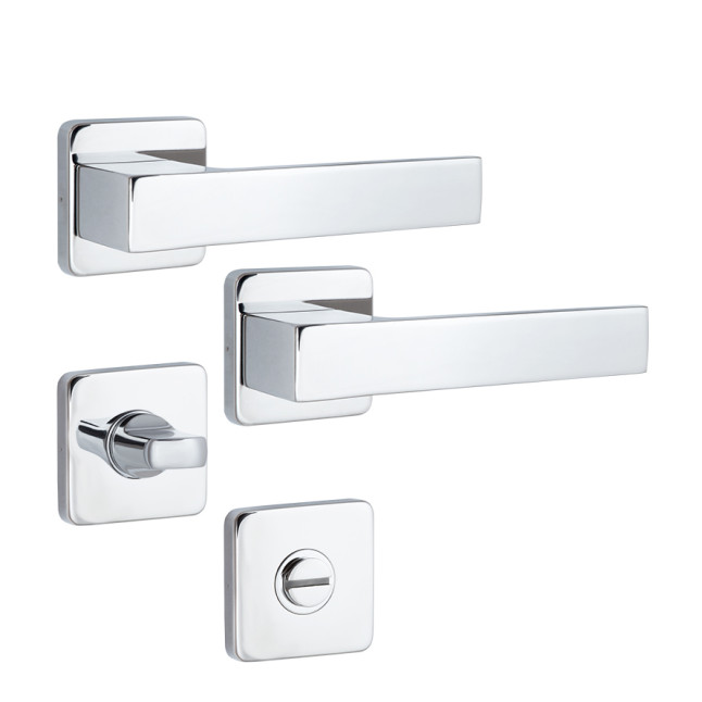 Ручка дверная Rostex Ravena H53 WC хром Ручка дверная Rostex Ravena H53 WC хром