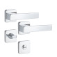 Ручка дверная Rostex Ravena H53 WC хром Ручка дверная Rostex Ravena H53 WC хром