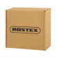 Ручка дверная Rostex Ravena H53 WC хром Ручка дверная Rostex Ravena H53 WC хром