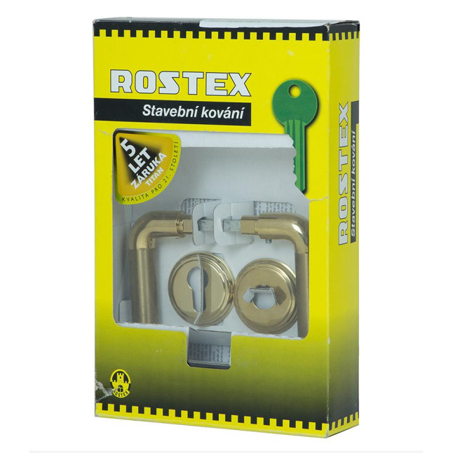 Ручка дверная Rostex Real S55 PZ титан PVD Ручка дверная Rostex Real S55 PZ титан PVD