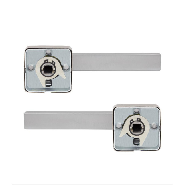 Ручка дверная Rostex Torino H50 BB матовая нержавеющая сталь Ручка дверная Rostex Torino H50 BB матовая нержавеющая сталь