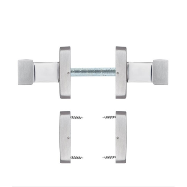Ручка дверная Rostex Torino H50 BB матовая нержавеющая сталь Ручка дверная Rostex Torino H50 BB матовая нержавеющая сталь