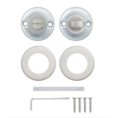 Накладка WC Rostex ES52 ROUND нержавеющая сталь матовая Накладка WC Rostex ES52 ROUND нержавеющая сталь матовая