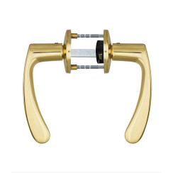 Ручка дверная Abloy Interia 19/002 золото Ручка дверная Abloy Interia 19/002 золото