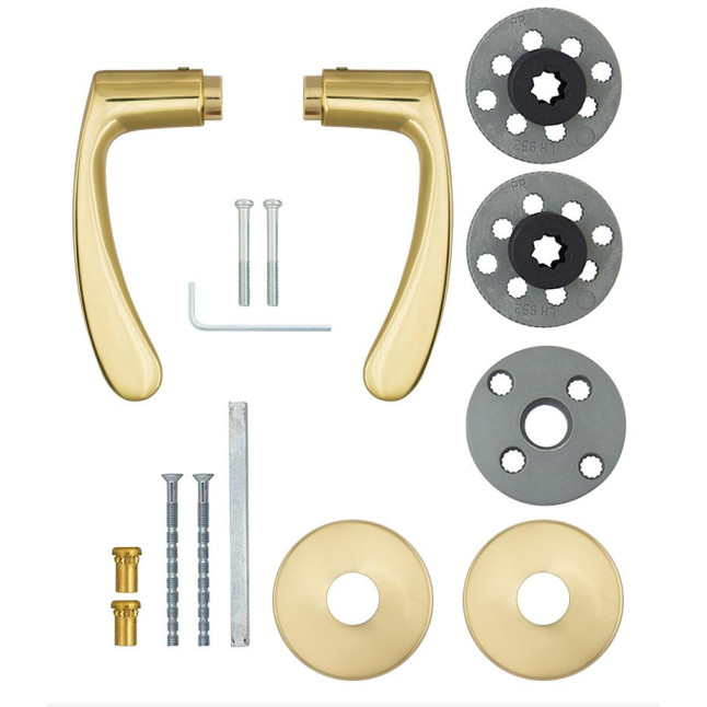 Ручка дверная Abloy Interia 19/002 золото Ручка дверная Abloy Interia 19/002 золото