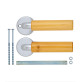 Ручка дверная Abloy Villa 11/007 FIN хром Ручка дверная Abloy Villa 11/007 FIN хром