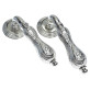 Ручка дверная Fimet Flora 147-269 глянцевый никель Ручка дверная Fimet Flora 147-269 глянцевый никель